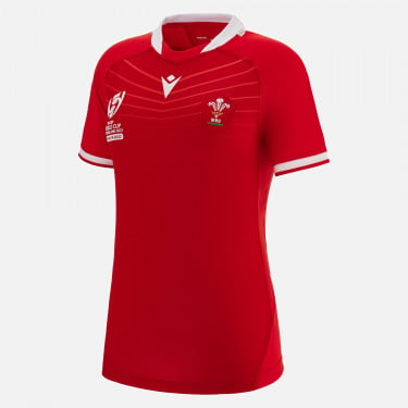 Camiseta replica primera equipación mujer Gales Rugby RWC 2022