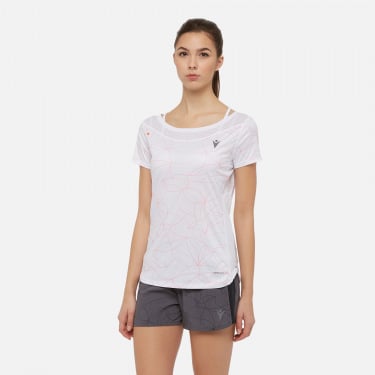 Women's running t-shirt phoebe white