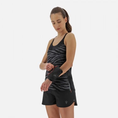 Camiseta de tirantes de running para mujer estampado de cebra adele