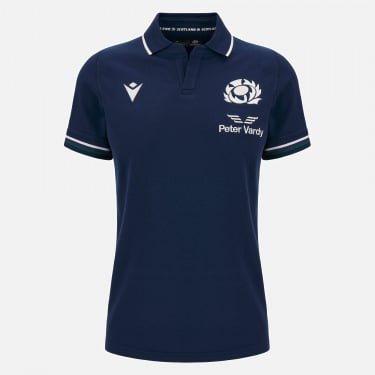 Camiseta Rugby Hombre Macron Escocia 2023-2024 Local Azul Marino