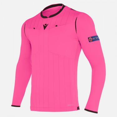 Maglia arbitro neon pink UEFA