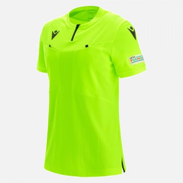 Schiedsrichter-trikot 
für damen neon gelb uefa 2021