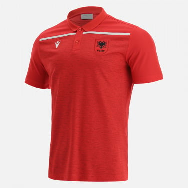 Albania national team 2020/21 adults' player travel polo shirt