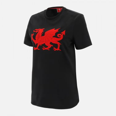 Damen-T-Shirt der Fanlinie Welsh Rugby 2020/21