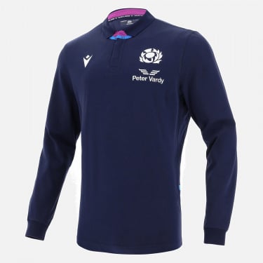 Scotland rugby 2021/22 long sleeve home cotton replica shirt