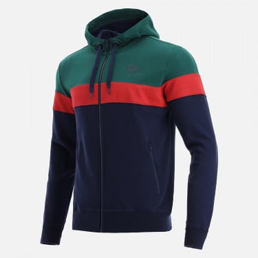 Bologna fc 2021/22 fan line full-zip raised fleece sweatshirt