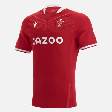 Welsh rugby 2021/22 home body fit match shirt