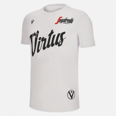 Virtus Bologna Iconic collection 2022/23 adults' white jersey
