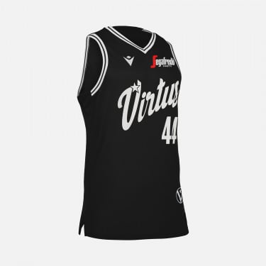 Virtus Bologna Iconic collection 2022/23 adults' black singlet