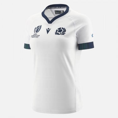 Camiseta replica segunda equipación poly mujer Rugby World Cup 2023 Escocia Rugby