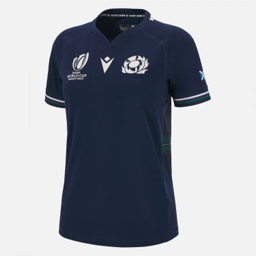 Camiseta replica primera equipación poly mujer Rugby World Cup 2023 Escocia Rugby