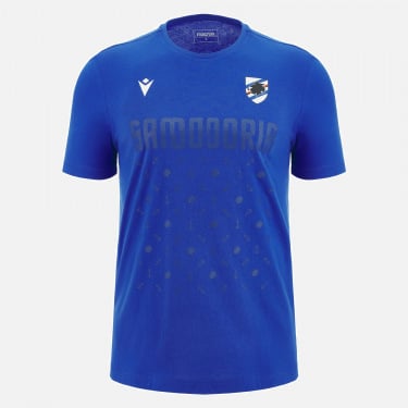Offizielles t-shirt aus cotton UC Sampdoria 2023/24 senior