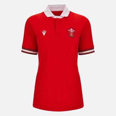 Camiseta replica primera equipación en algodón mujer Gales Rugby 2023/24