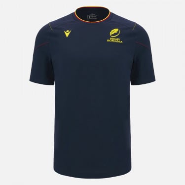T-Shirt officiel en polycotton adulte Rugby World Cup 2023 Équipe nationale de rugby de Roumanie
