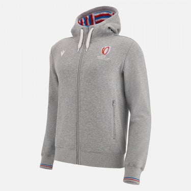 Rugby World Cup 2023 adults' full zip cotton hooded sweatshirt