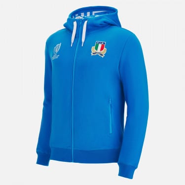 Rugby World Cup 2023 Italia Rugby adults' full zip cotton hooded sweatshirt