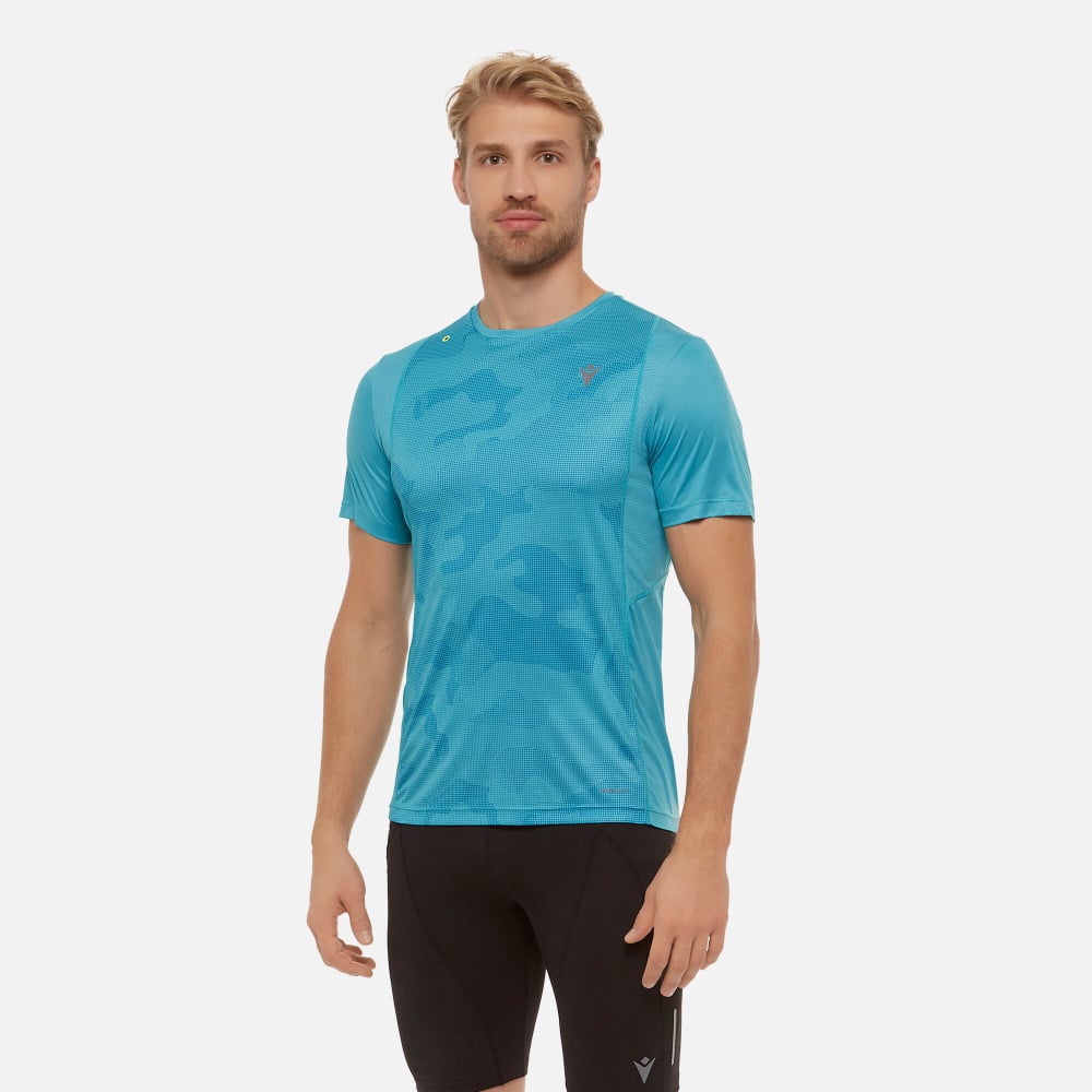 t-shirt running homme kenny blanche