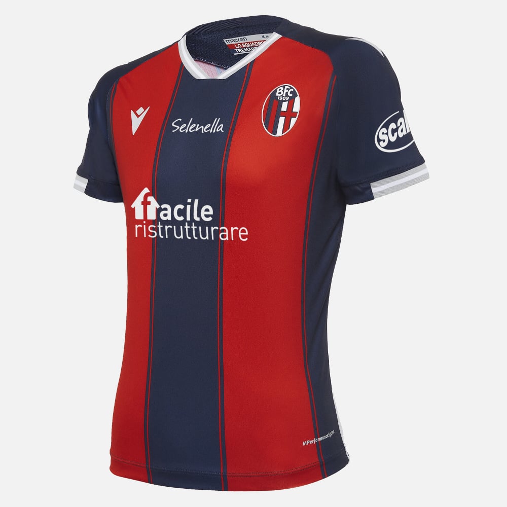 Macron Bologna FC 2020/21 Kids Home Shirt | Image 1