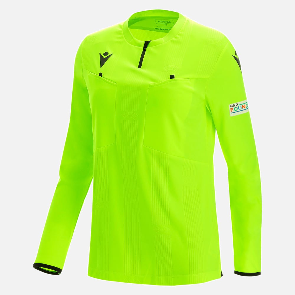 Escudriñar Desagradable Sacrificio camiseta árbitro mujer neon yellow uefa 2021 Ropa Técnica Deportiva Macron