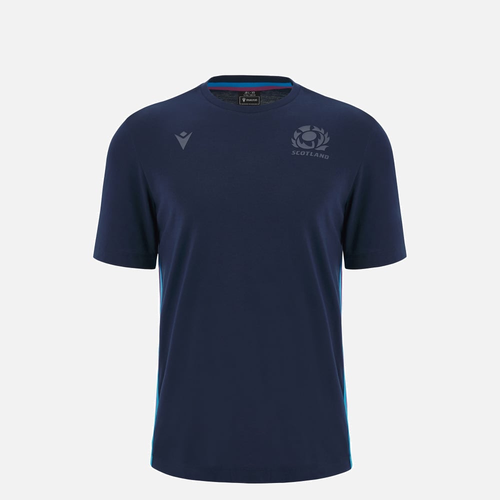 Scotland Rugby 2023/24 junior leisure tee Macron Technical Sportswear