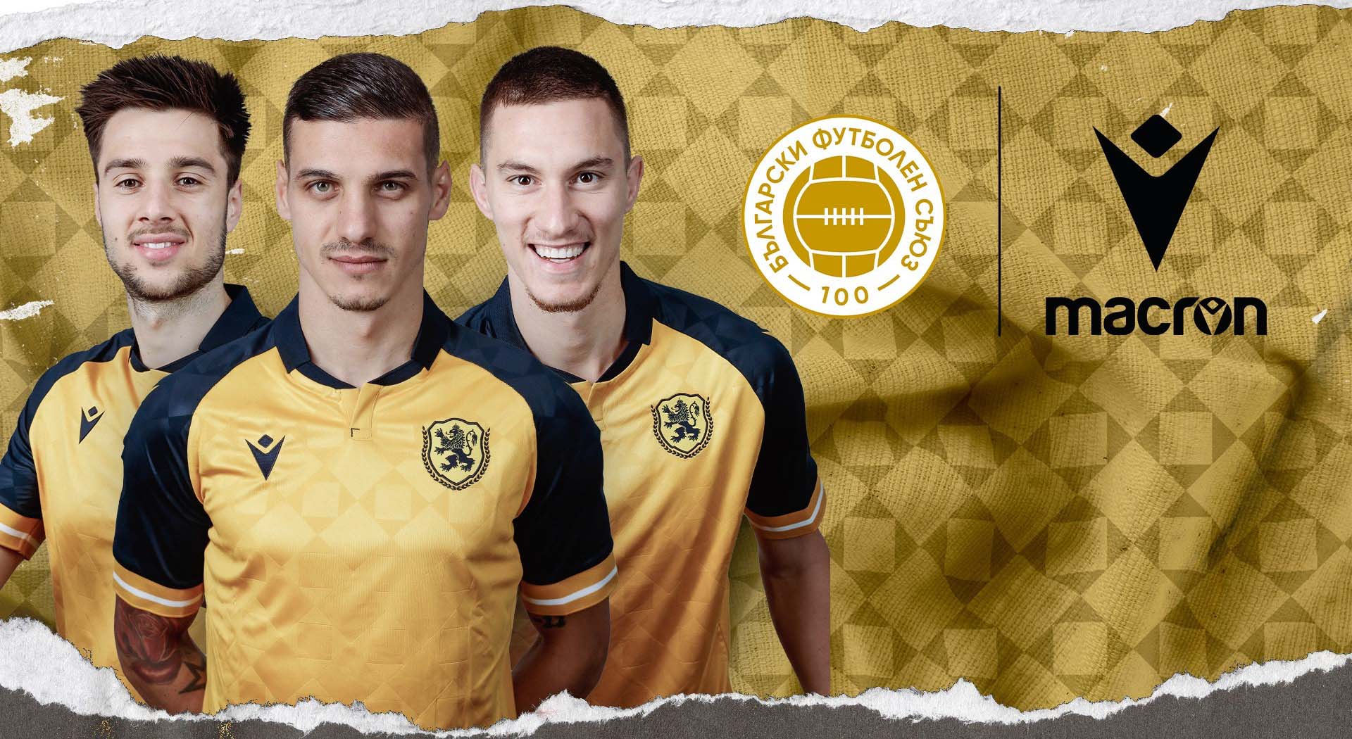 A gold-coloured Third game shirt to celebrate 100 years of the