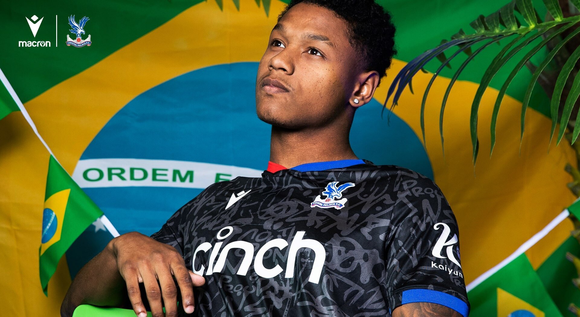 The pride of south London on the new 'Third' shirt of Crystal