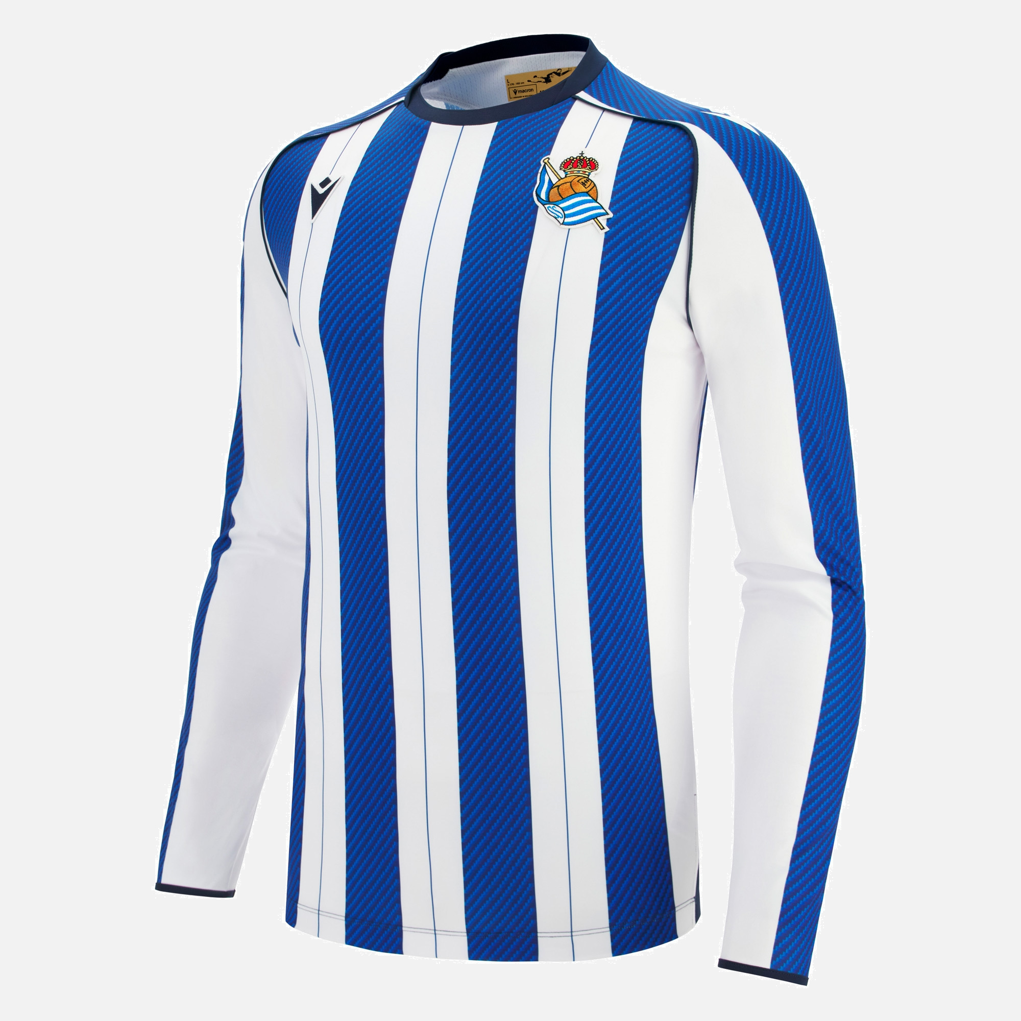Maillot Authentique Real Sociedad 2018-2019 - Macron - Manches Longues - Neuf