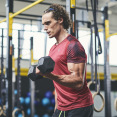 Men’s Yellow Running Shirt Sean thumbnail
