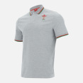Welsh Rugby 2020/21 Grey Piquet Cotton Polo Shirt From The Fans Collection thumbnail