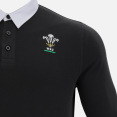 Welsh Rugby 2020/21 Black Cotton Jersey Polo Shirt From The Fans Collection thumbnail