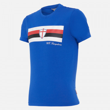 T-shirt supporter en coton pour enfant uc sampdoria 2020/21