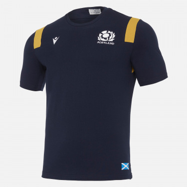 Camiseta travel en polycotton junior scotland rugby 2020/21