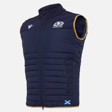 Scotland rugby 2020/21 adults' official padded gilet