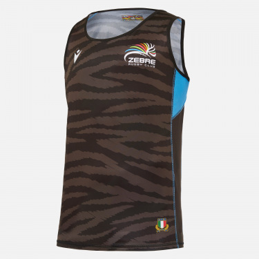 Training tank-top zebre rugby 2020/21