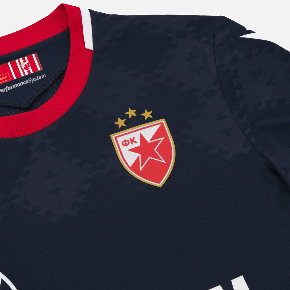 Maillot Étoile Rouge Belgrade Signé, Crvena Zvezda, Authentique Neuf