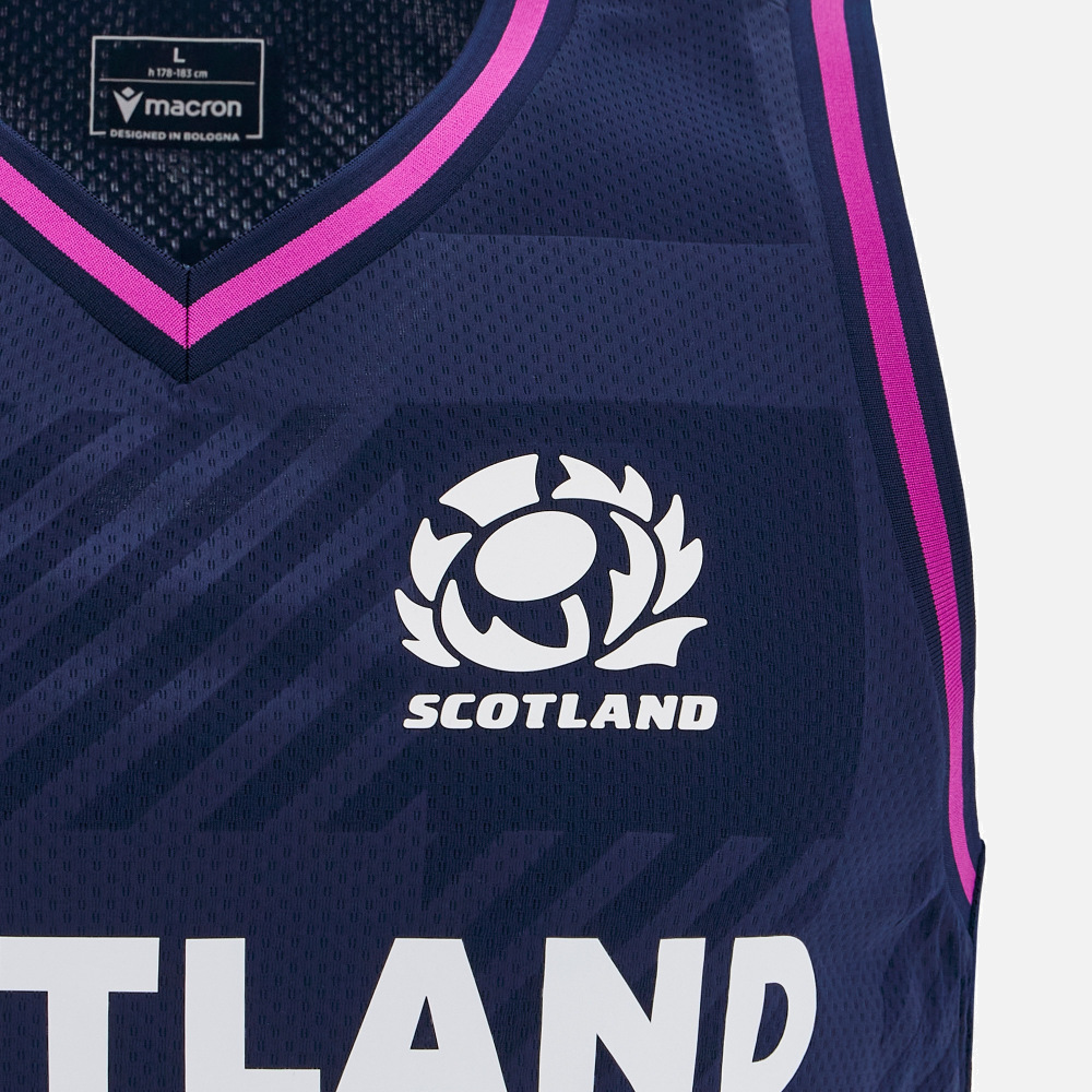 Scottish Rugby 2025/26 Basketball Singlet | Macron Technical