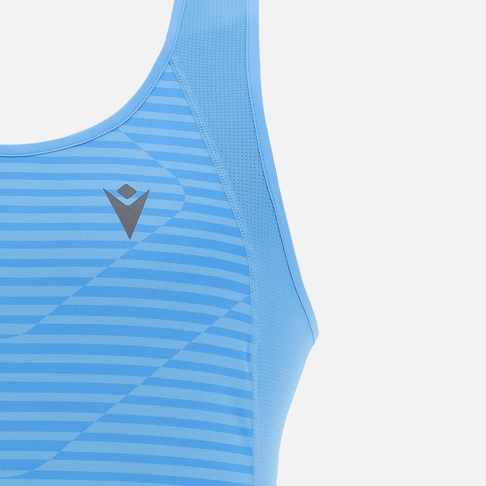 Azurblau Running-Tank-Top Archie