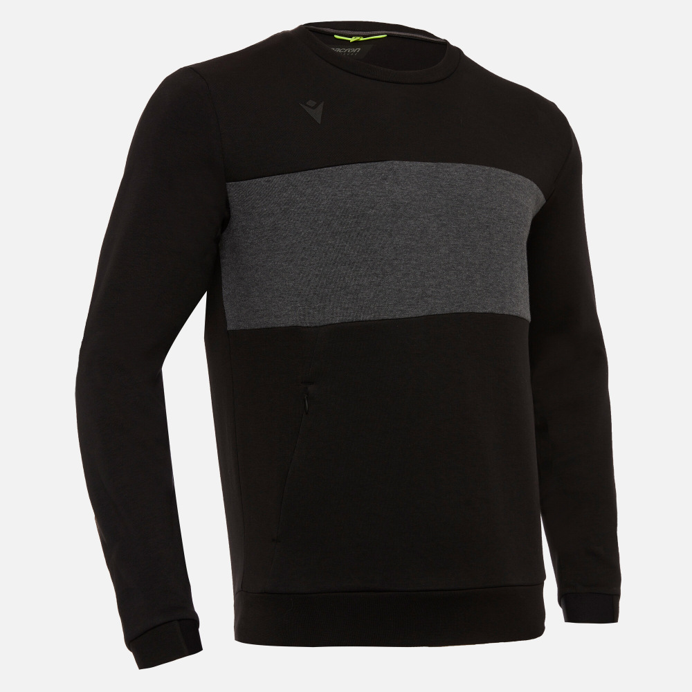 Mathon men’s black crewneck sweatshirt Macron