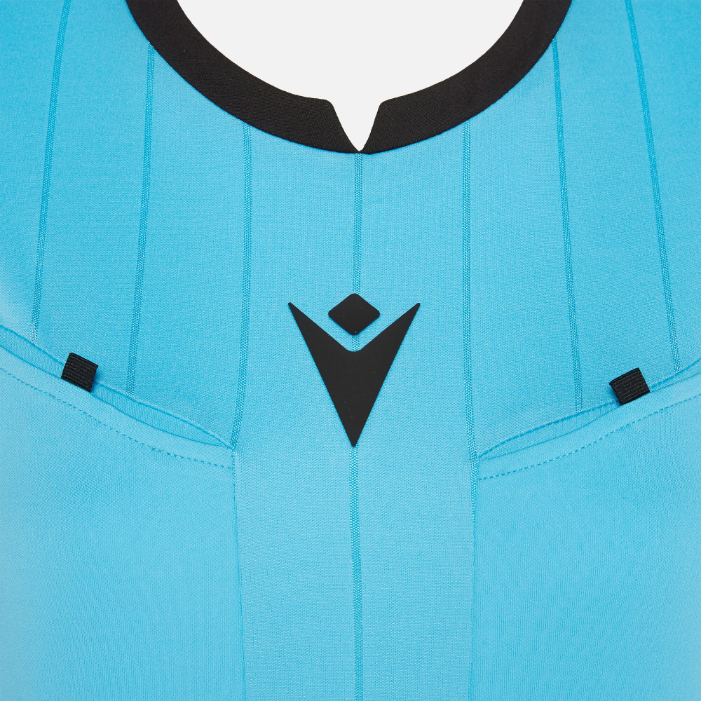 Referee Woman Neon Blue Shirt UEFA