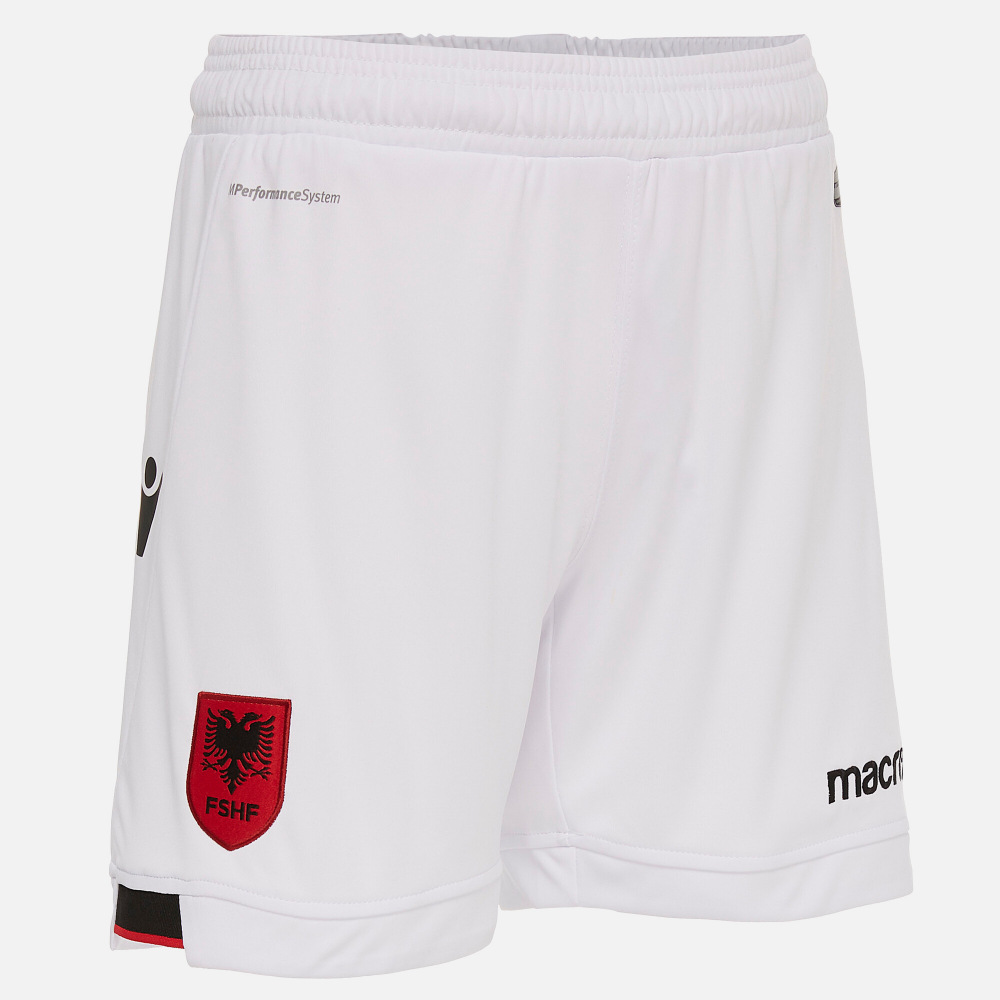 pantaloncino gara away junior nazionale albania fshf euro 2020  Abbigliamento Tecnico Sportivo Macron