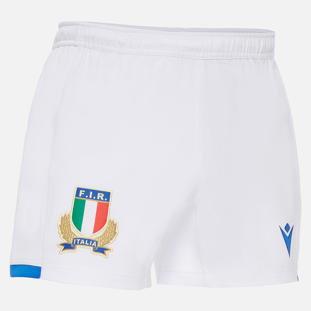 ITALY RUGBY MACRON OFFICIAL HOME SHORTS JERSEY SEASON 2020/21 