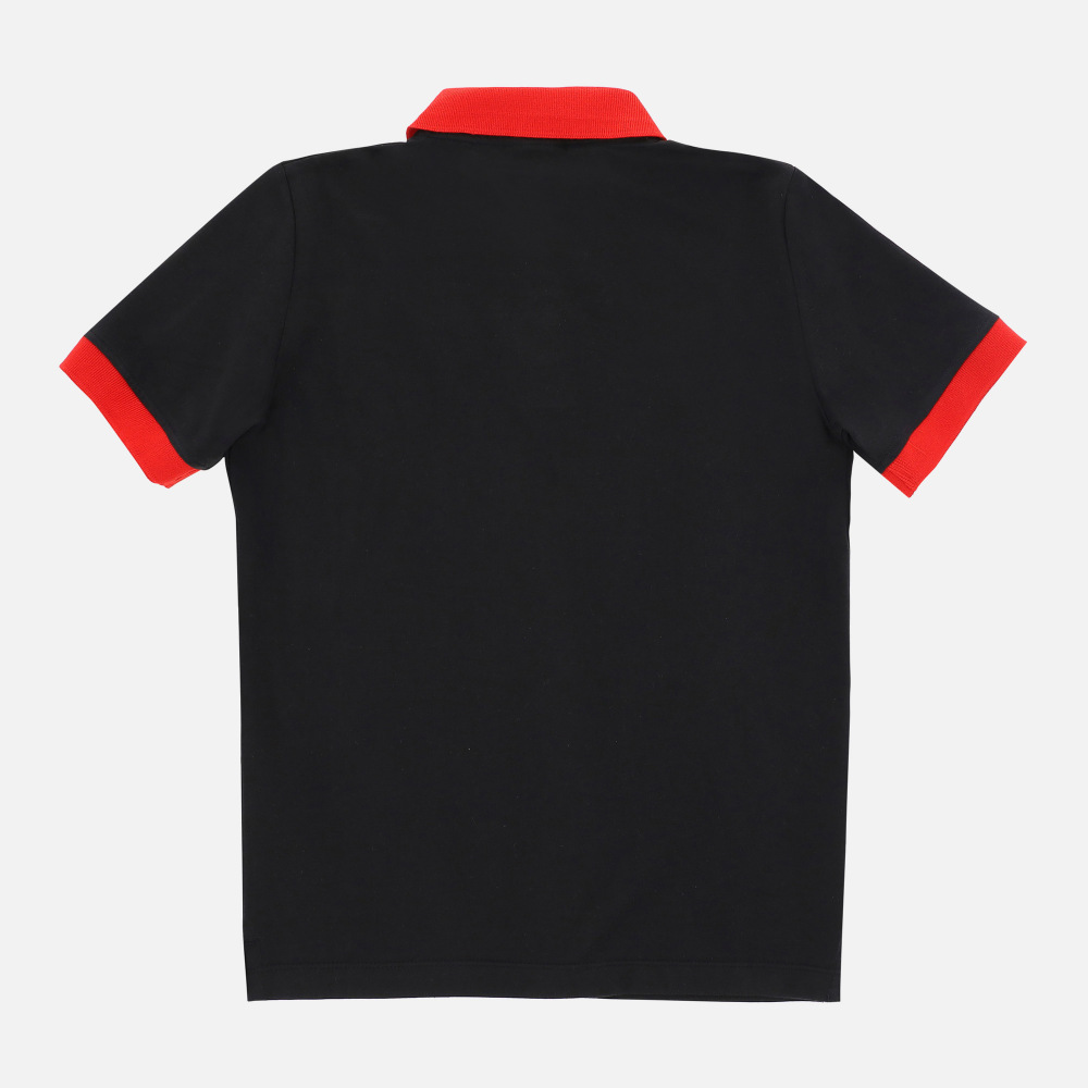 Welsh Rugby 2020/21 Black Piquet Cotton Children's Polo Shirt From The Fans Collection Welsh Rugby 2020/21 Black Piquet Cotton Children's Polo Shirt From The Fans Collection
