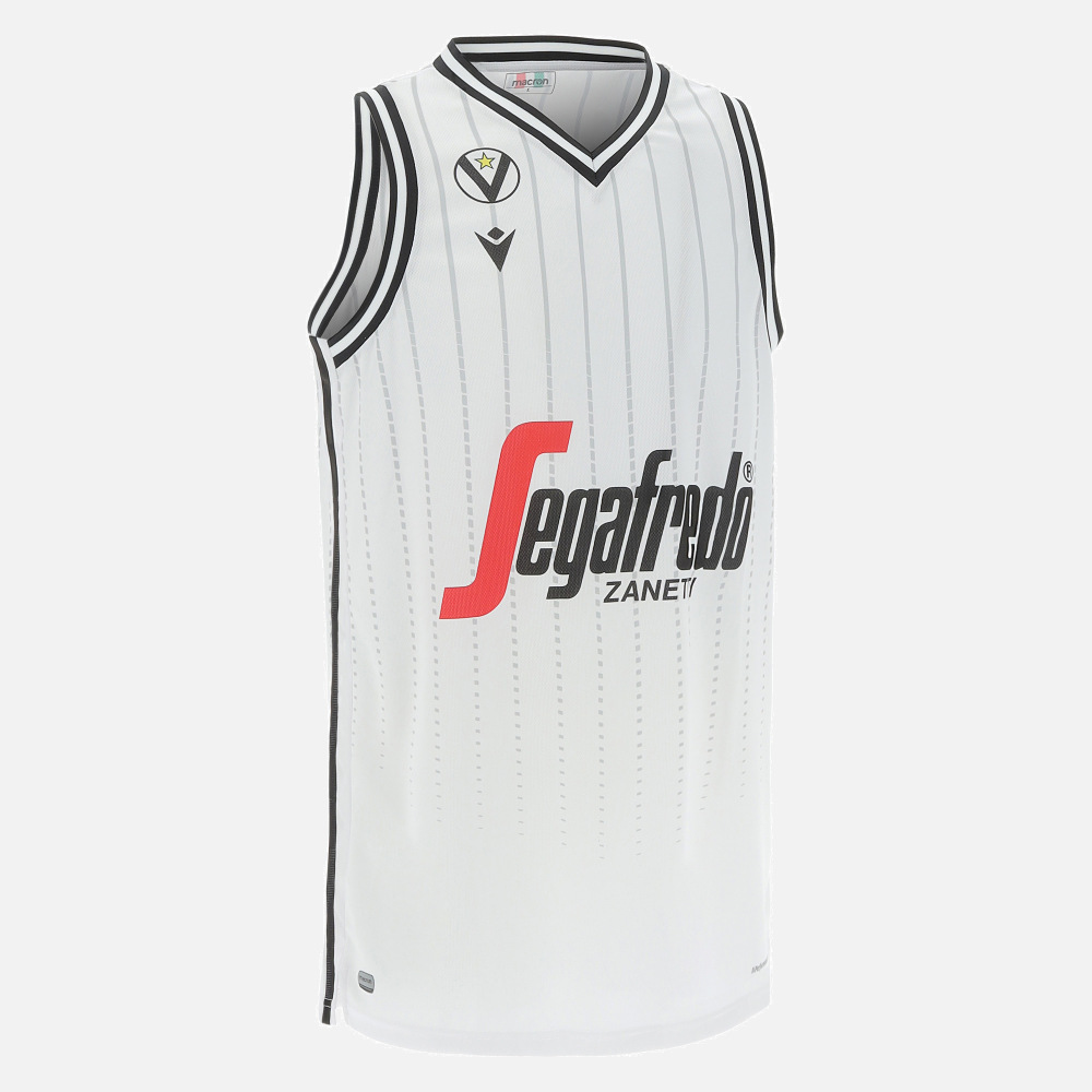 canotta gara home belinelli virtus bologna 2020/21 Abbigliamento Tecnico  Sportivo Macron
