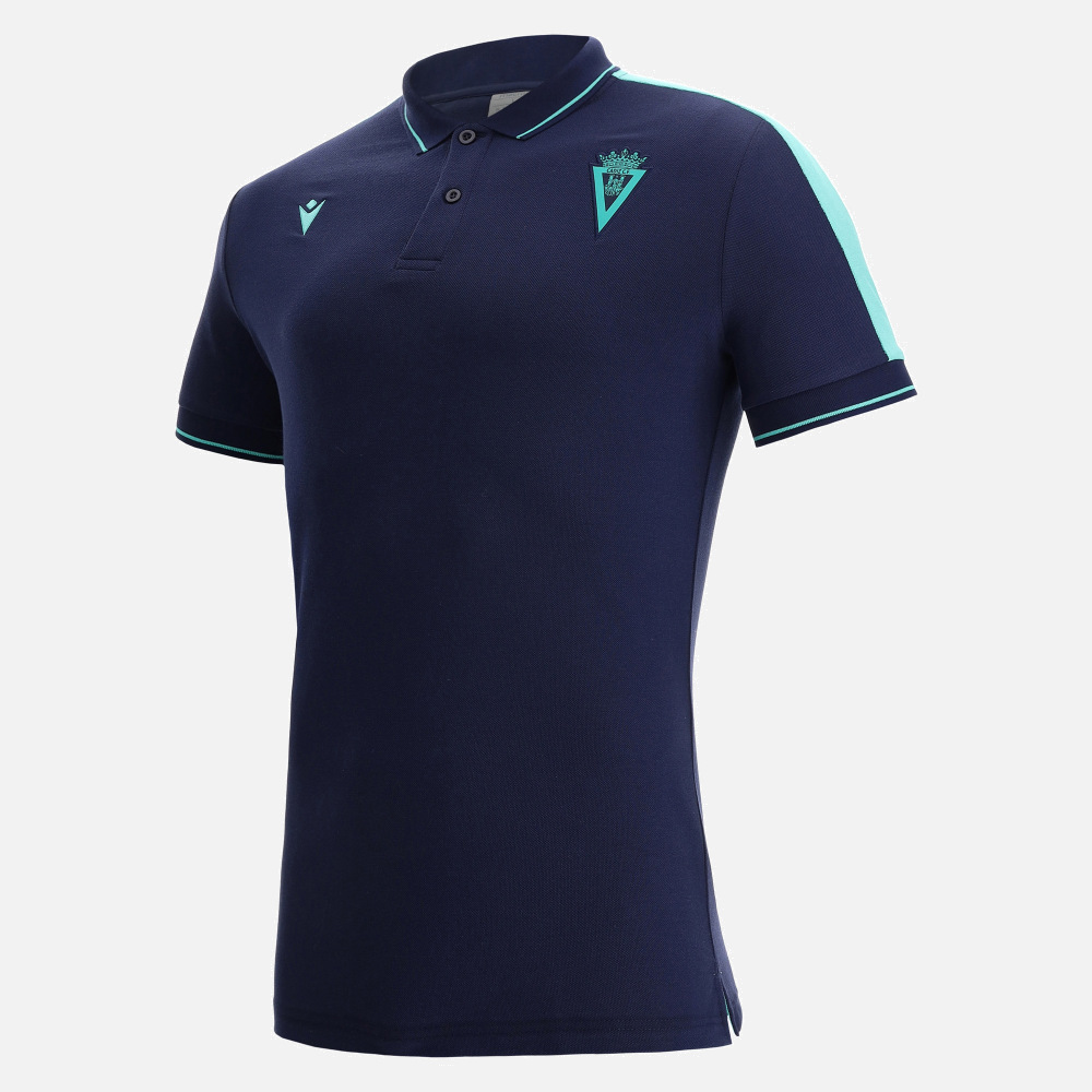 cádiz cf 2021/22 adults' player travel polo shirt Macron Work Hard