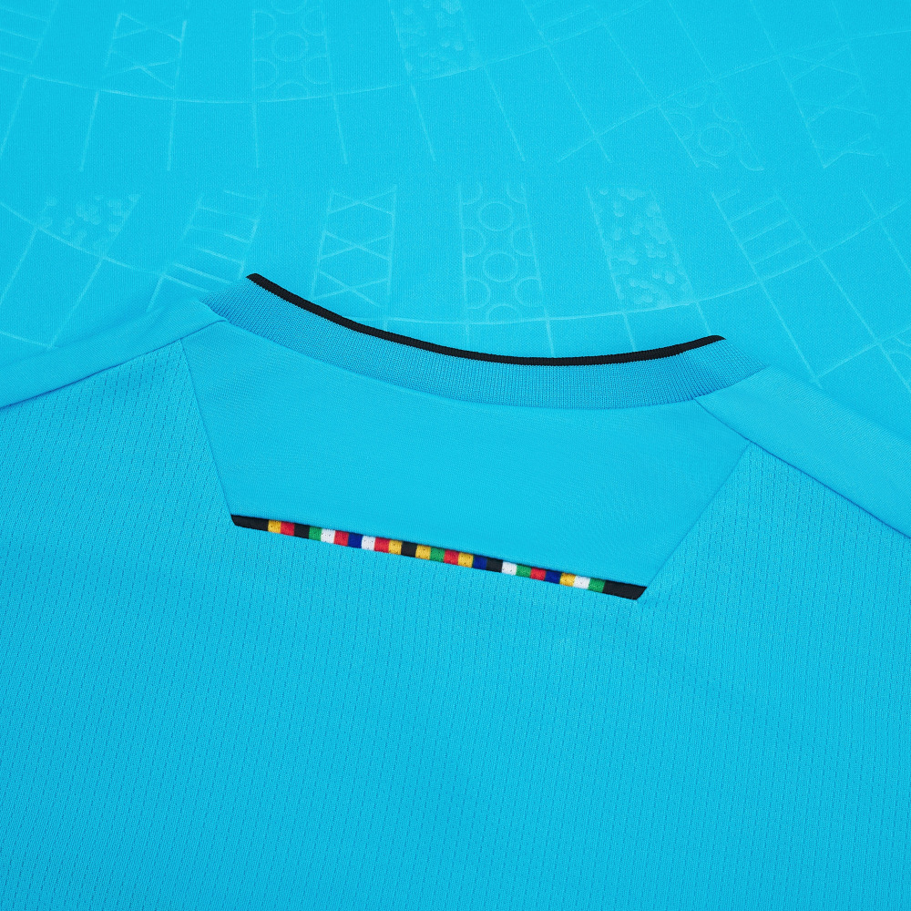 UEFA EURO 2024 referee neon blue shirt | Macron Technical Sportswear