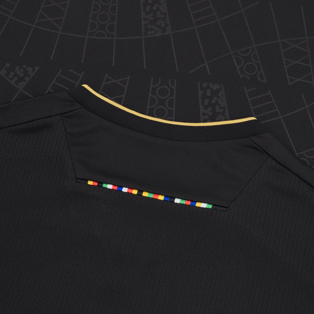 EURO2024レフェリーシャツ UEFA EURO 2024 referee black shirt | Macron USA