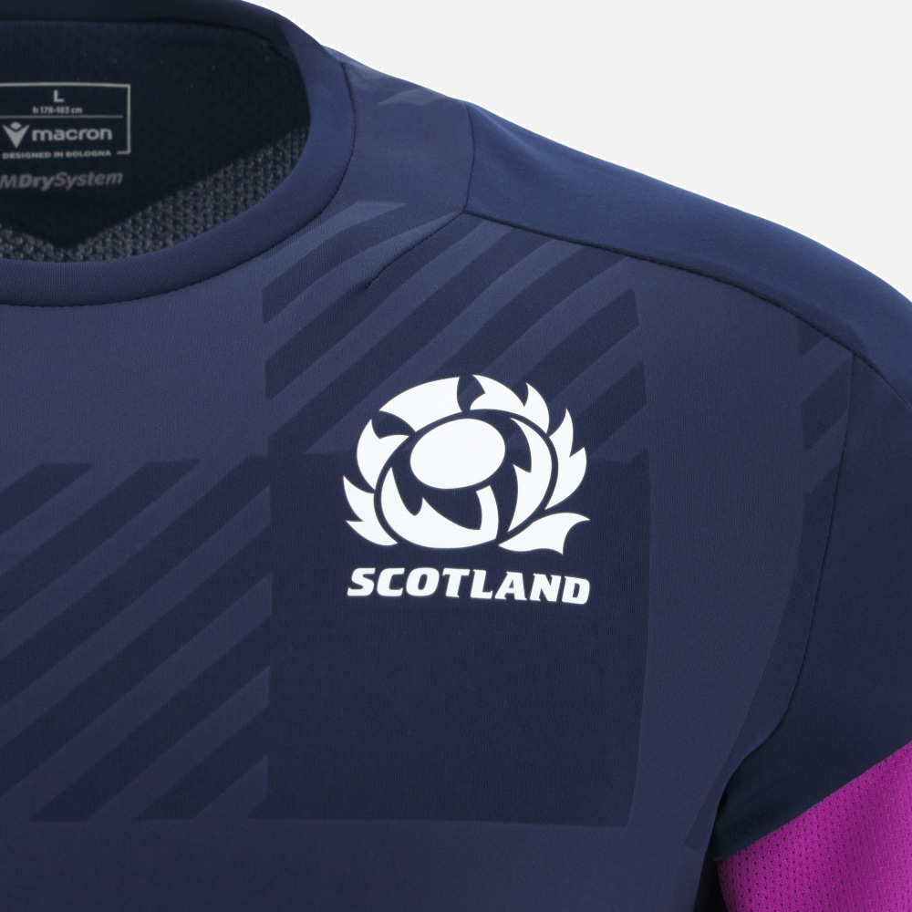 Maillot réplique à l'extérieur en coton Scotland Rugby 2024/25 | Technical Sportswear