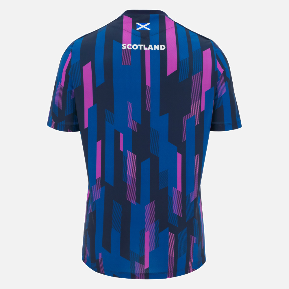 Scottish Rugby 2025/26 Warm Up Gym Tee | Macron Technical Sportswear