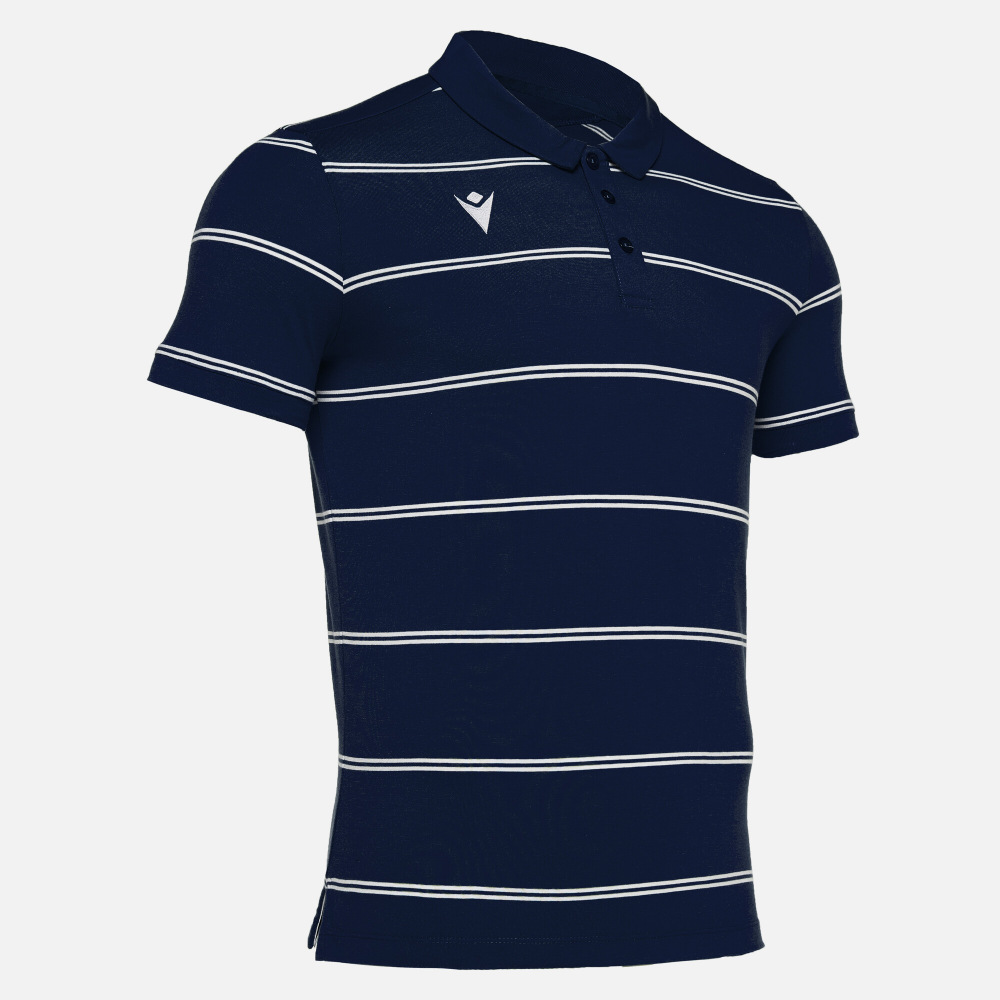 Striped Polo Shirt In Cotton Jersey Flamenco