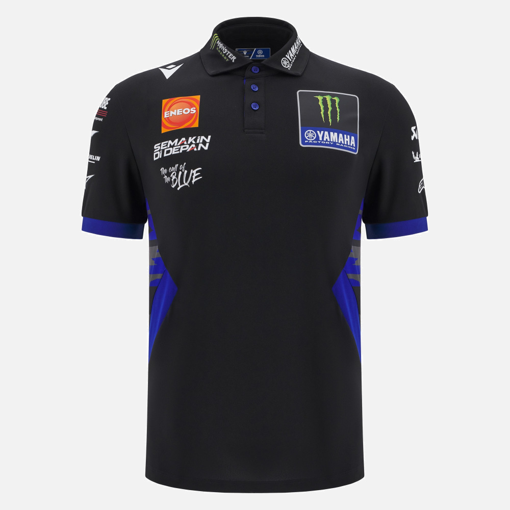 Monster Energy Yamaha MotoGP 2025 man team replica polo shirt